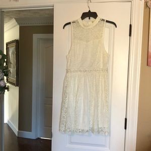 White lace dress
